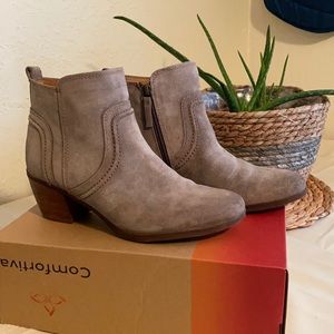 Comfortiva Grey Booties